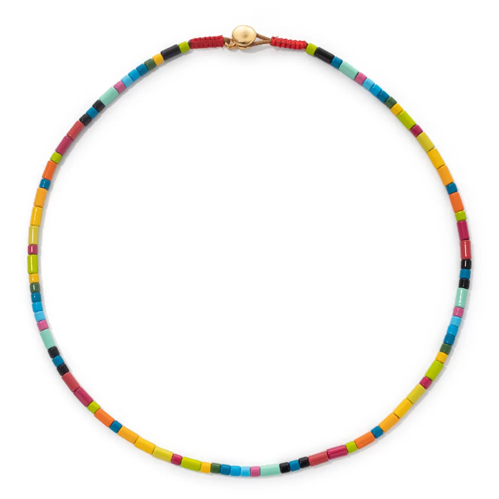 30pcs/lot 3x3mm Free Combination Colorful Enamel Cylindrical Metal Spacer Beads for DIY Bohemia Bracelet Necklace Jewelry Making