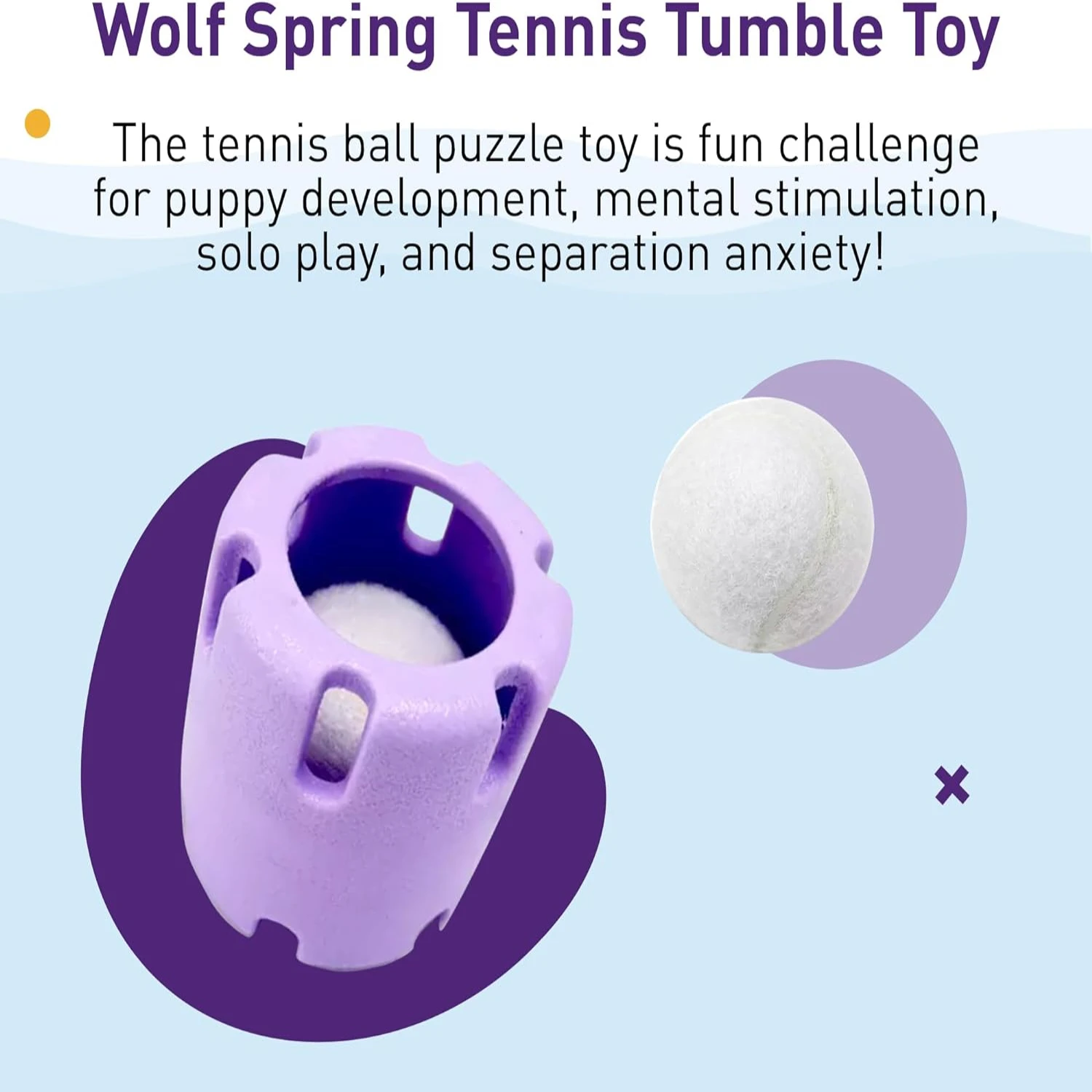 Идеальная игрушка Tennis-ball Fetch Addicted для маленьких средних и больших собак которые