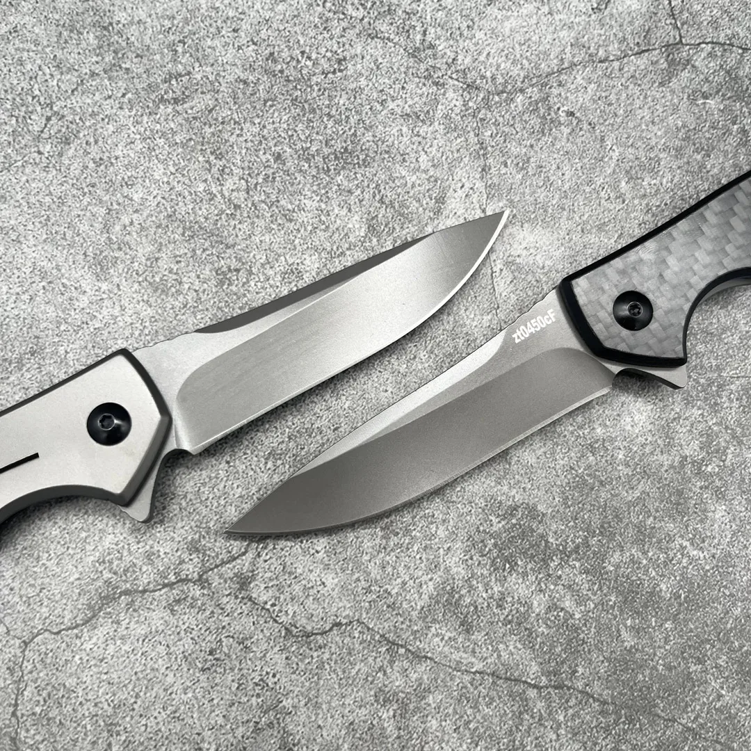 Складной нож Z &amp T 0450CF G10 карманный боевой инструмент из углеродного волокна для