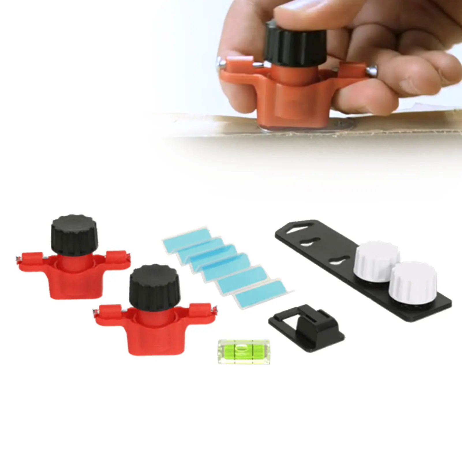 

Reusable Key-Hole Companion Tool No Measuring Needed To Mark Keyhole Slot Fastener Location For Wall Cabinet Keyhole Hangers