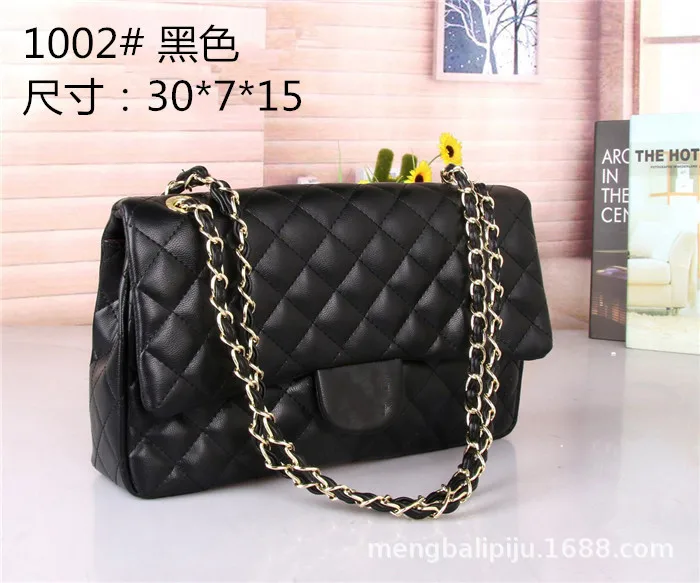 

Luxury brand classic fashion ladies bag trend casual atmosphere simple one-shoulder chain diamond bag