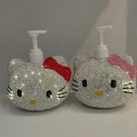 kawaii accessorie sanrio hello kitty bottle shower gel travel lotion bottle bottling extrusion portable bottle kawaii room decor