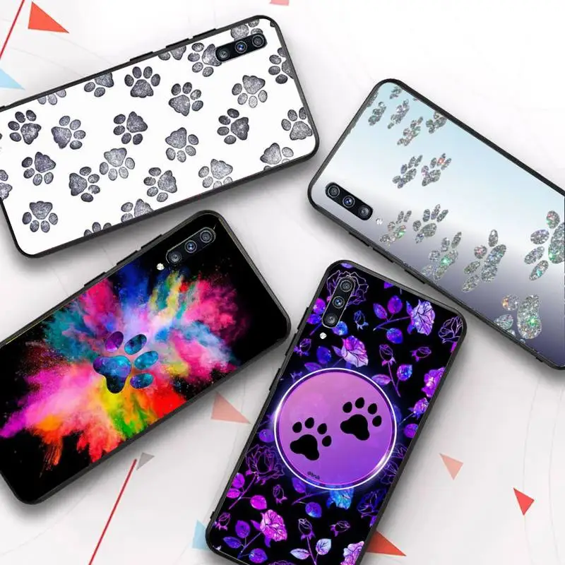 

Dog Paw Phone Case for Samsung A51 01 50 71 21S 70 31 40 30 10 20 S E 11 91 A7 A8 2018