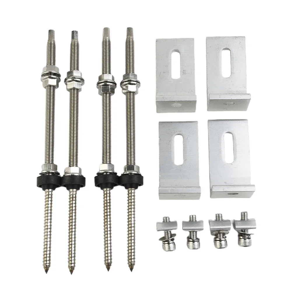Кронштейны винты с + нержавеющая сталь 200/250 мм 4 комплекта алюминиевый сплав L-угол