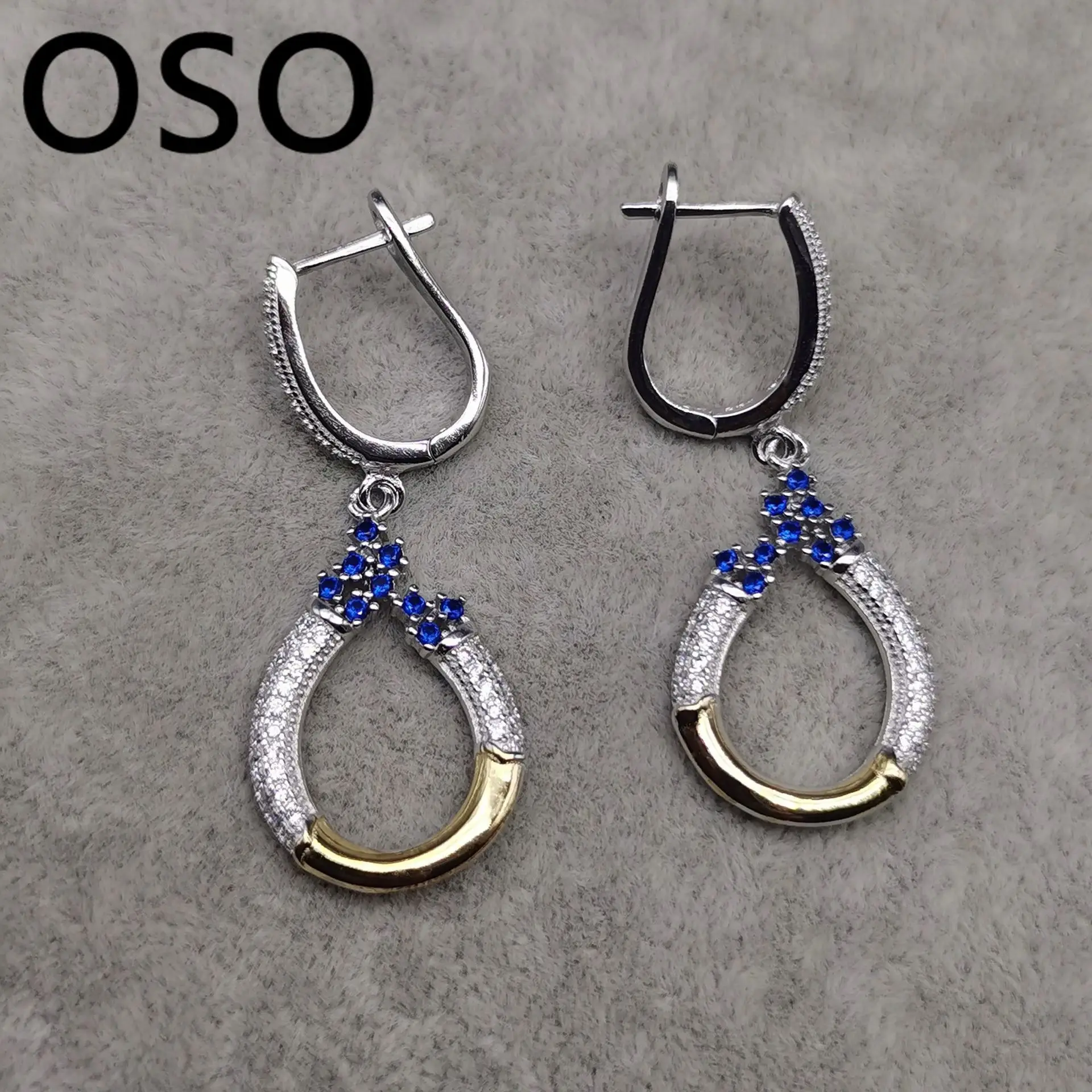 

S925 Серебряный медведь животное стиль Дикая мода Элитный дизайн чувство любви серьги из лунного камня женские ювелирные изделия