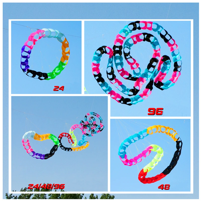 Бесплатная доставка 3d воздушный змей ветроуказатели 96 кругов дырки кулон шоу