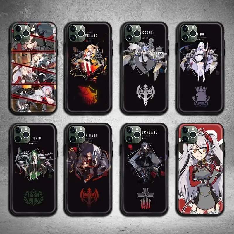 Чехол для телефона с аниме-девушкой Atago Bluetooth Lane iphone 13 12 11 Pro Max Mini XS 8 7 6 6S Plus X 5S SE 2020 XR