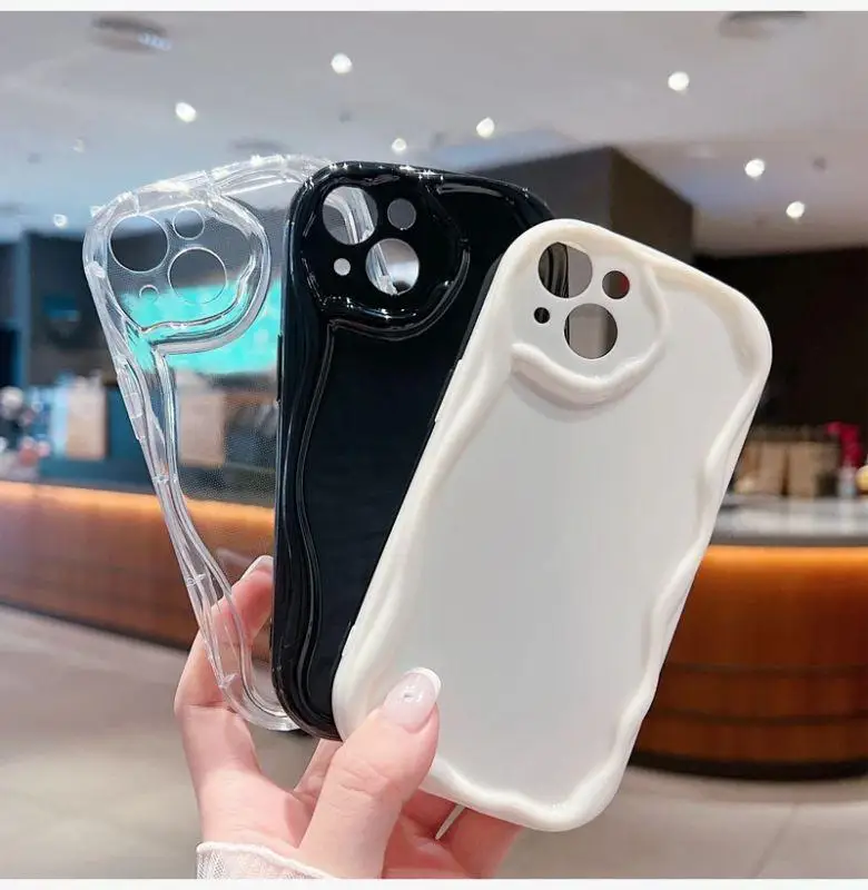 Фото Телефонный чехол для Huawei Honor 90 Lite, телефон, задняя крышка, искусственная кожа, 30, 40 Pro, P40, Nova 9, SE, 10, SE, 11, 5T, 7 Pro, однотонный мягкий 3D волнистый изогнутый №3