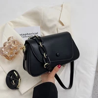summer 2022 new fashion ladies all match one shoulder underarm bag texture messenger small square bag popular chain bag women