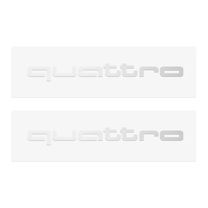 

2 шт., автомобильные наклейки для Audi Quattro Q2 Q3 Q5 Q7 Q5L Q4 Q8 Q1 A3 A5 A7 A4 A6L