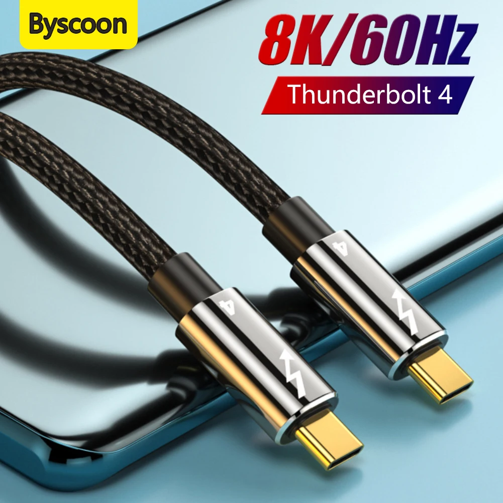 Кабель для быстрой зарядки Thunderbolt 4/3 USB 100 40 Гбит/с