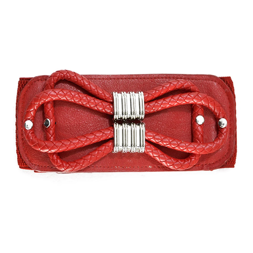 2023 Luxury Designer Belts For Women New Elastic Bow Rhinestone Inlaid With European And American Belt Fashion Belt  SCM0142