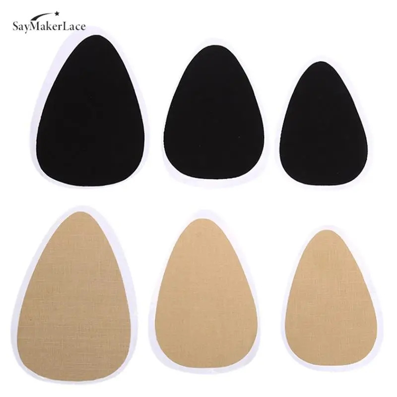 

1 Pair Women Large Size Self-adhesive Bra Shaped Invisible Pads Silicone Nipple Cover Push Up Chest Sticker