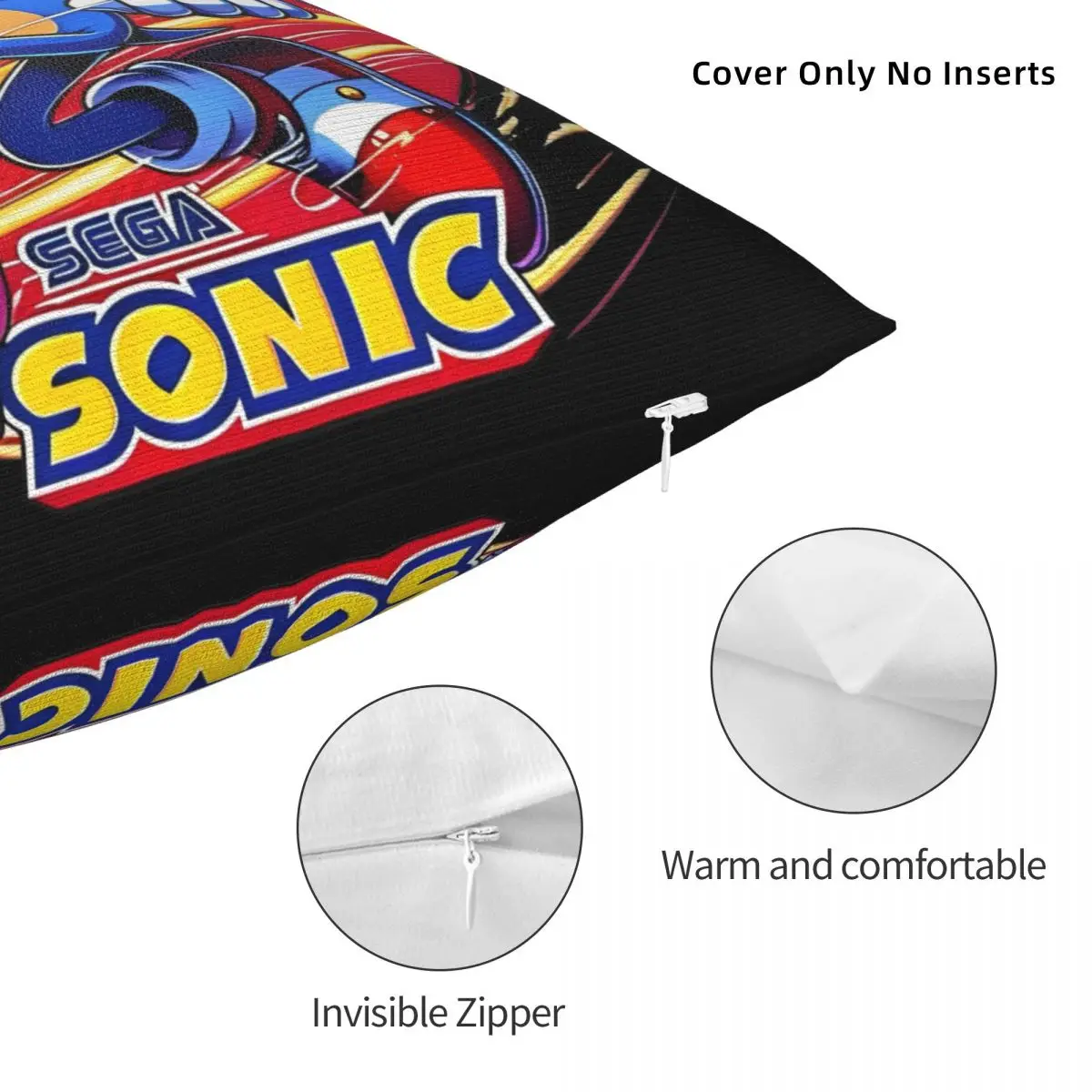 S-Sonics The H-Hedgehogs наволочка полиэстер декоративная кровать квадратная 40*40 см