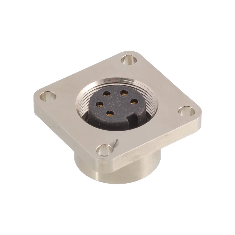 Фланцевое гнездо для пайки металла горячая Распродажа M16 2 3 4 5 6 7 8 ядер Штекерный