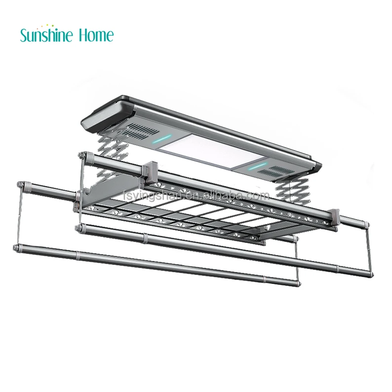 

Remote Control Automatic Electric Clothes Drying Rack Smart Laundry Rack Intelligent Lift Clothes Hanger