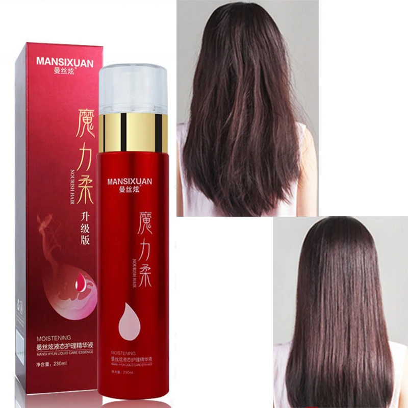 

Refreshing and Nourish Scalp Prevent Crimp Bifurcation Hair Serum Hair Care Essential Oil Smoothing Soft Fast Leave-In Spray Spa