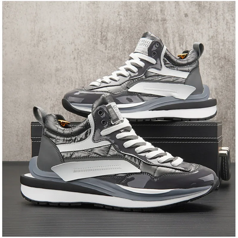 

Spring Fashion Breathable Mens Sneakers Flat Board Shoes Casual Shoes Trainers Zapatillas Hombre A1-32
