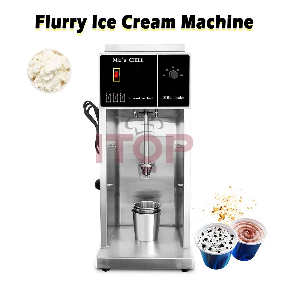 Миксер для мороженого McFlurry — набор блендеров с ложкой и чашкой (шейкер из нержавеющей стали, коммерческий класс, легко очищаемый дизайн) (art.: 3920cf128bc93) - 3920cf128bc93