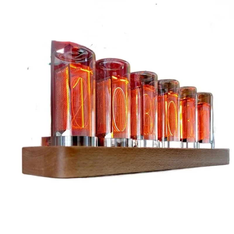 Роскошные цифровые настольные часы со светодиодной светящейся трубкой