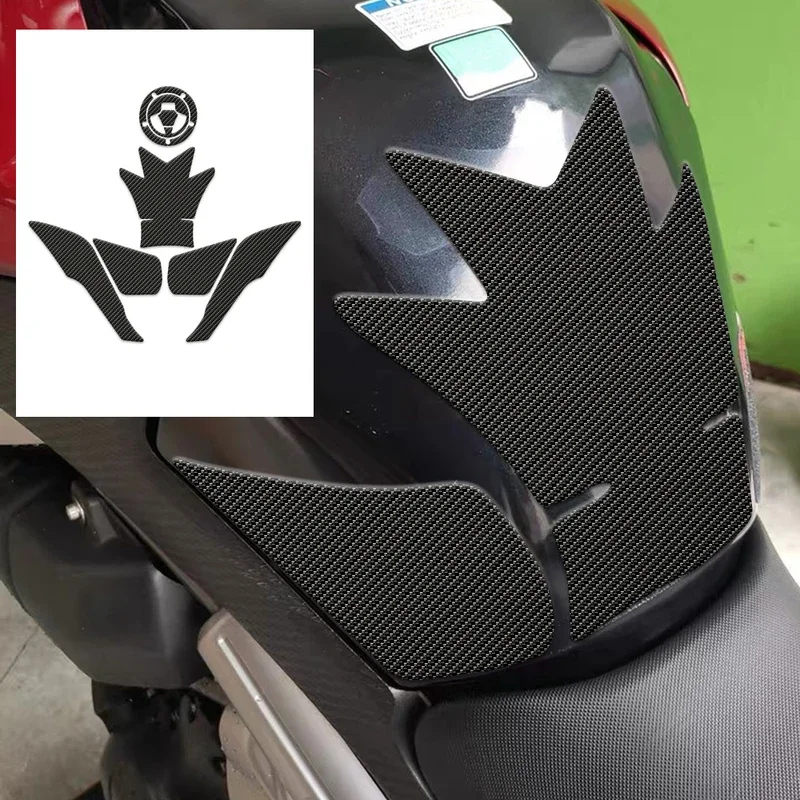 Мотоциклетная противоскользящая накладка на топливный бак боковая наколенница