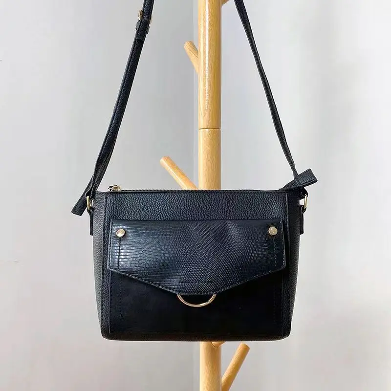 

Designer Luxury Purse Women's Handbag Exported to UK Original Niche BLack Senior Classic Versatile Square Shoulder Crossbody Bag