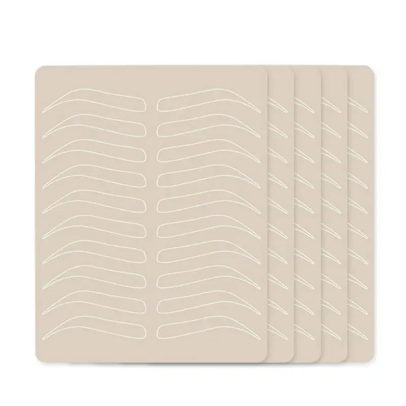 

Latex Brow Tattoo Practice Skin Realistic Touch Durable Training Brow Training Practice Skin Pad For Beauty Academy School