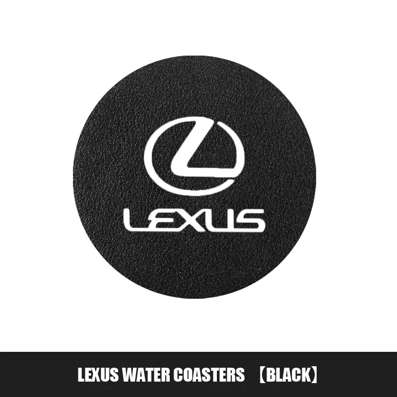 

2 шт. кожаный противоскользящий коврик для чашки с водой для Lexus IS250 IS200 CT200h GS300 LS430 RX450h LX570 IS300 ES RX LS IS NX CT