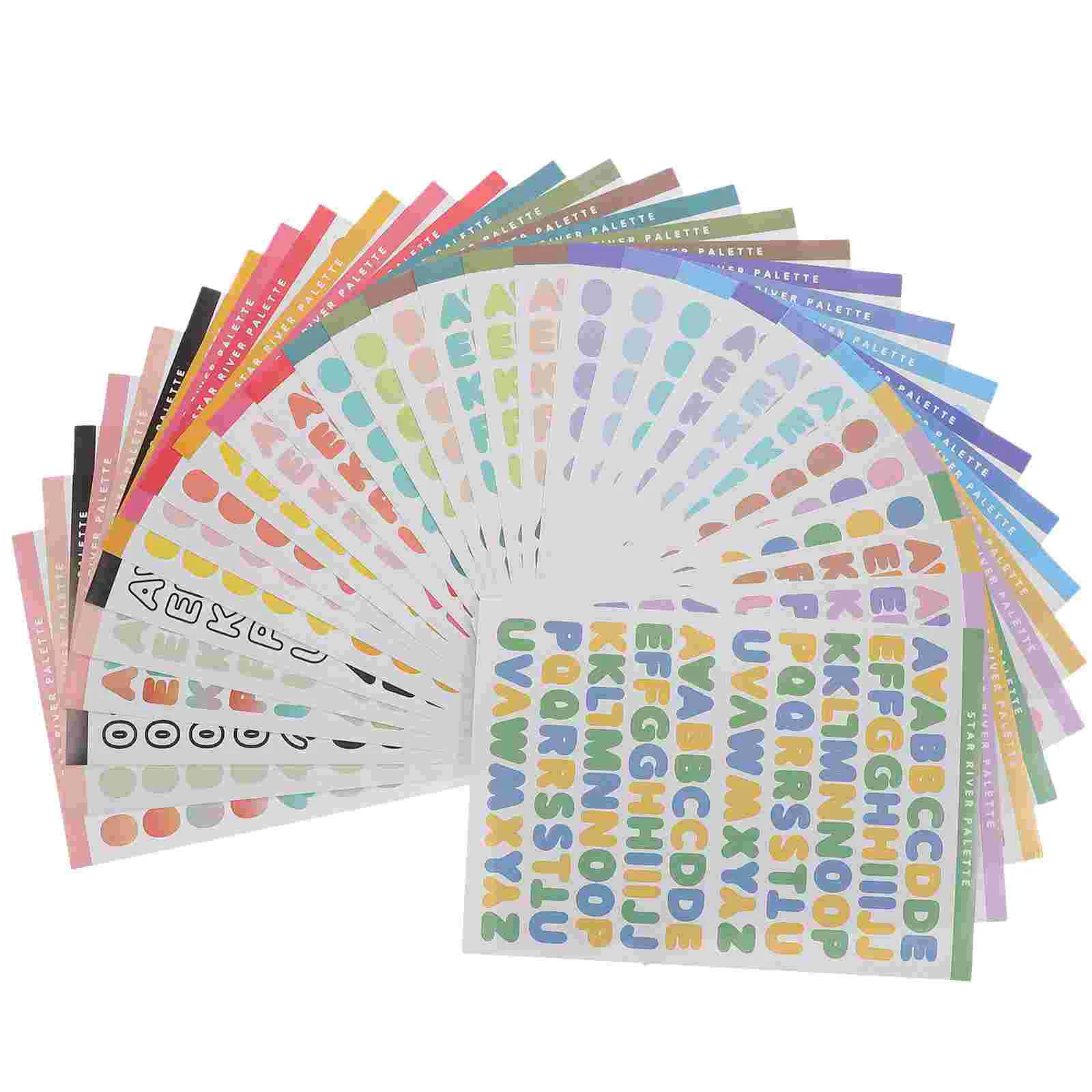 30-листые наклейки для справочников с буквами алфавита ногтей небольшой почтовый