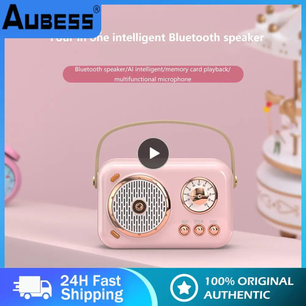 

Family Support Aux Subwoofer With Wireless Microphone Microphone Speaker Outdoor Portable Voice Changer Small Mic Kids