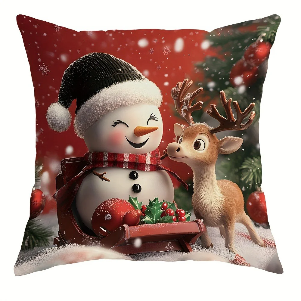 

Наволочка Рождественская магия Велюр 45x45 см