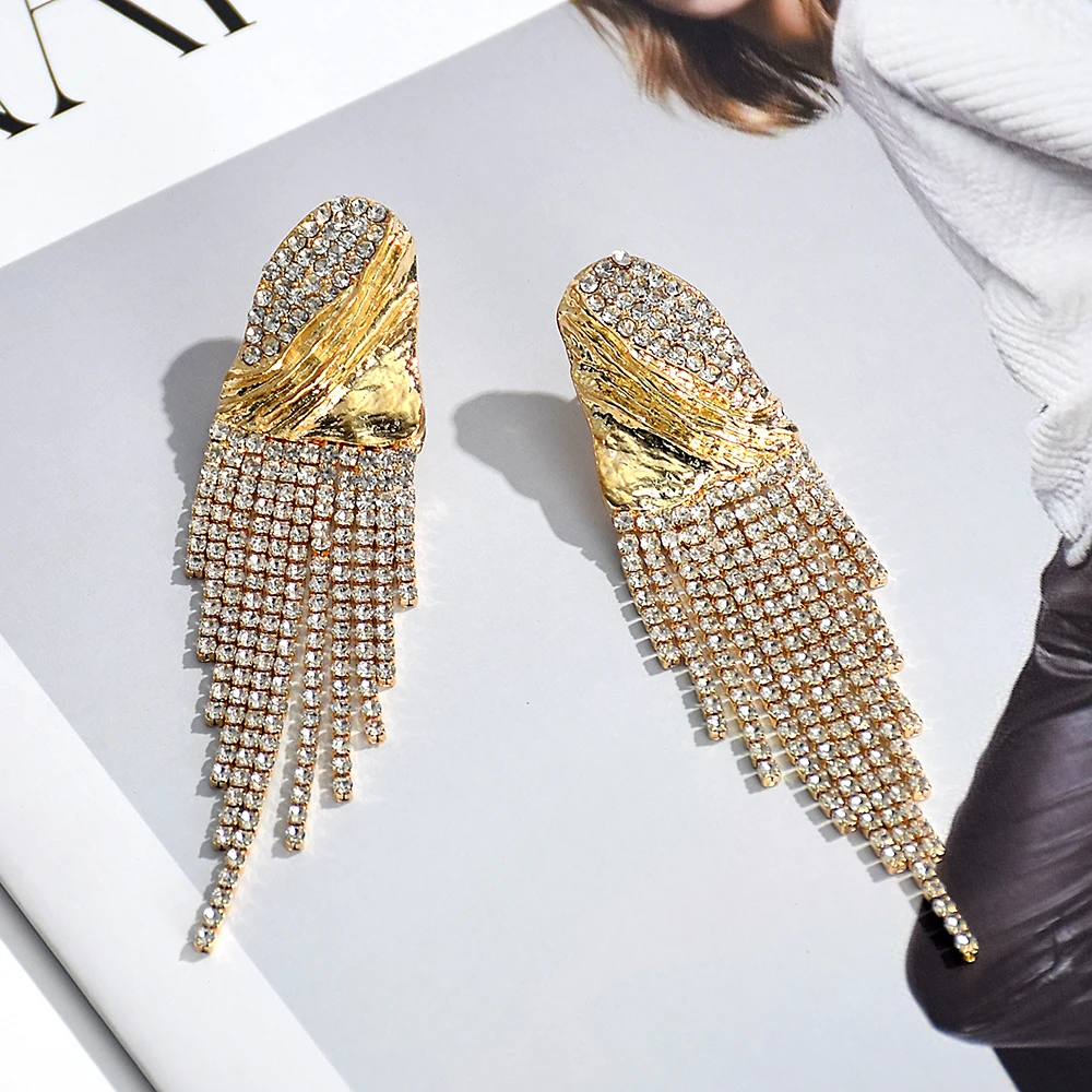 Модные Акриловые длинные висячие серьги в виде цветка для женщин модные