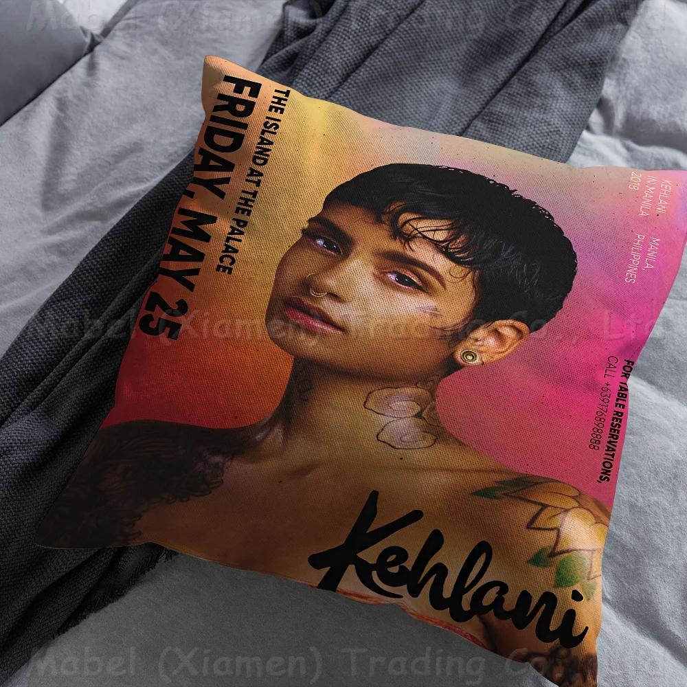 K-Kehlani While We Wait Music Cushion Cover 30x50 Polyester Sofa Cushions Decorative Throw Pillows Home Decoration Pillowcover