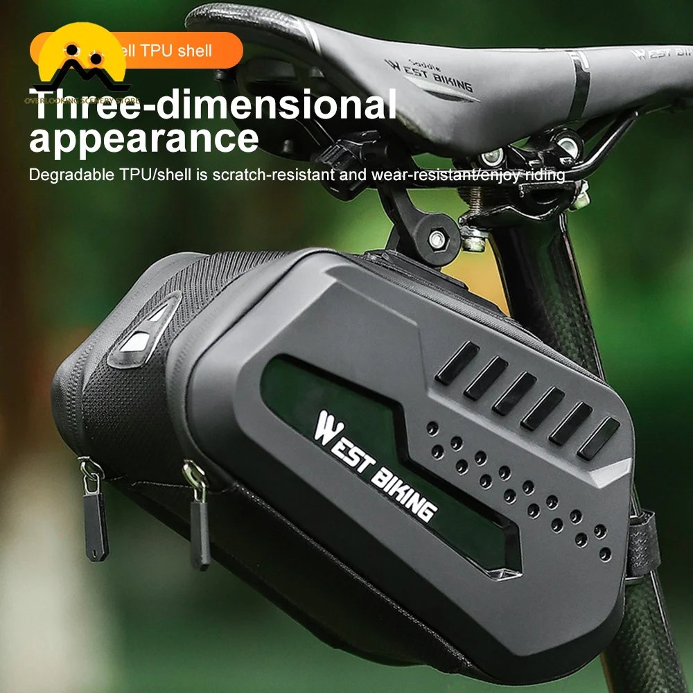 

Bicycle Saddle Bag Mountain Bike Storage Seat Rear Tool Cycling Seat Tail Rear Pouch Bag Saddle Outdoor Cycling MTB Accessories