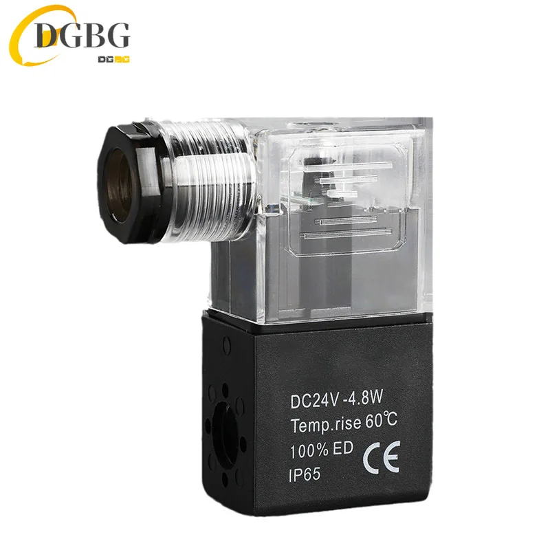 Электромагнитная катушка клапана 4V210-06 08 4V220-06/08 4V230C 2P025-06/08 2V025-06/08 3V1-06 тип вилки 24VDC