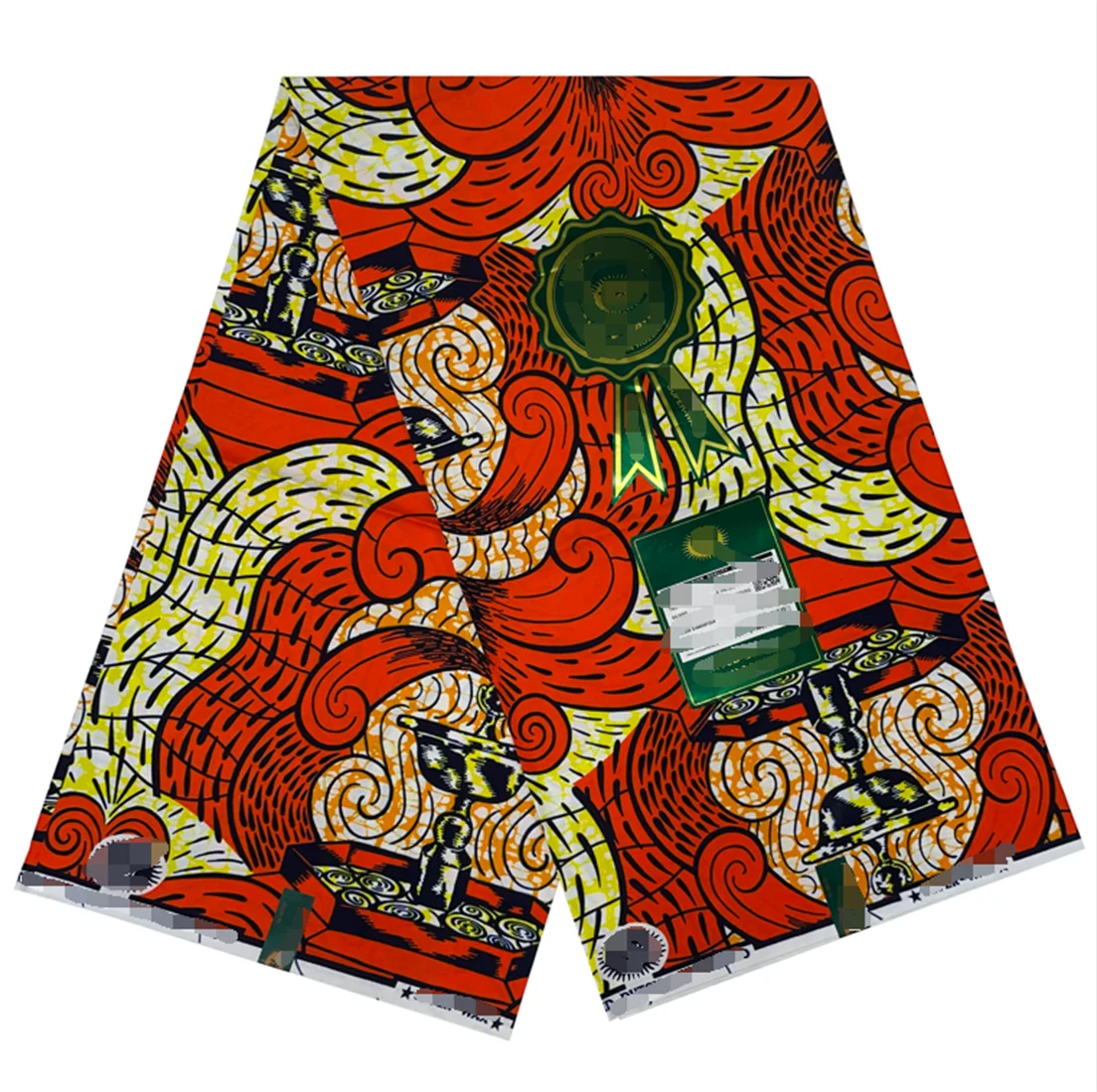 Платье из натурального воска для африканского батика 2024 6 ярдов 100% хлопок