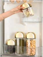 creative glass sealed jar tea dried fruit glass storage jar kitchen storage box miscellaneous grain storage jar kitchen supplies