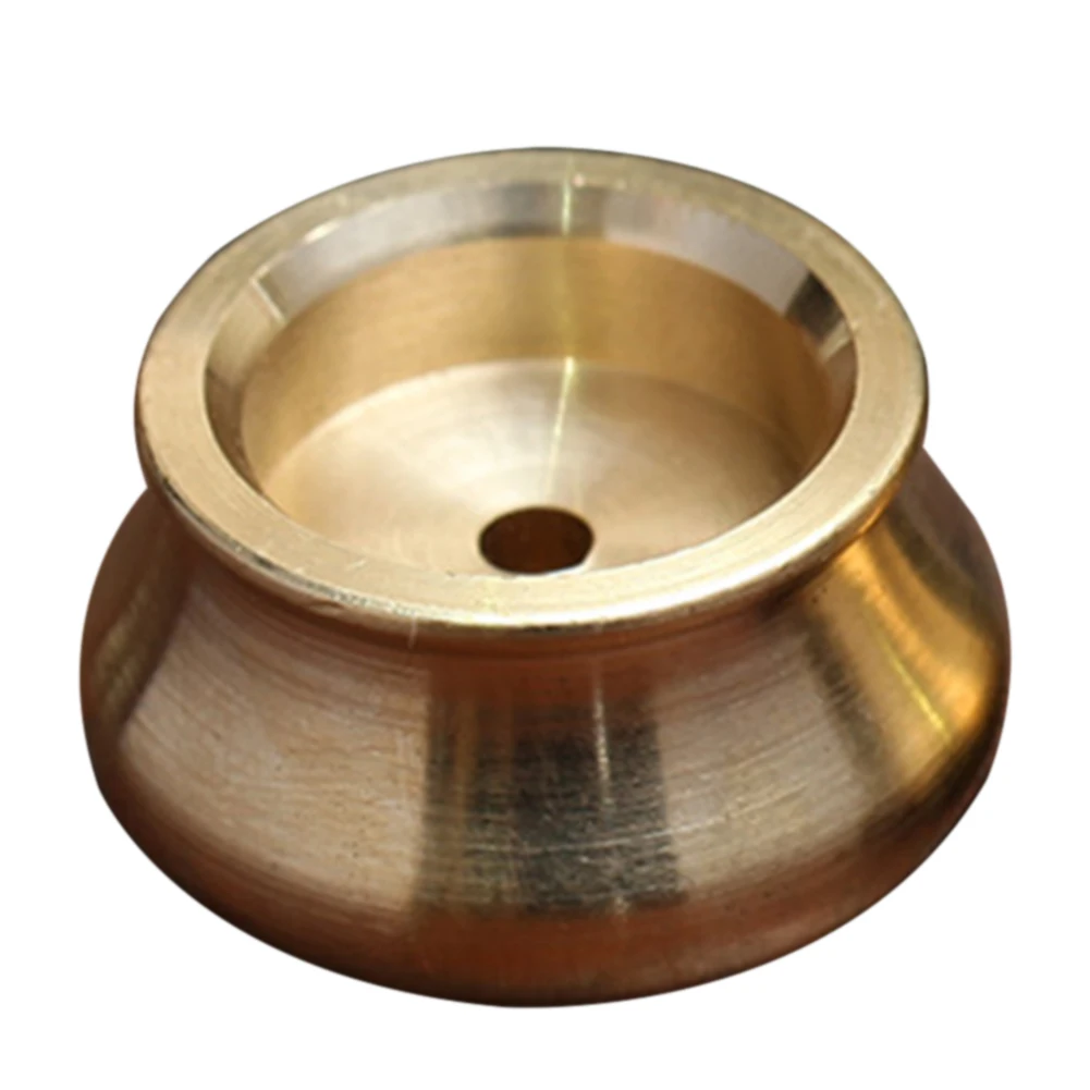 

Copper Incense Burner Home Decoration Aromatherapy Stick Holder Craft Exquisite Mini Pressure Relief Vintage Round Collection