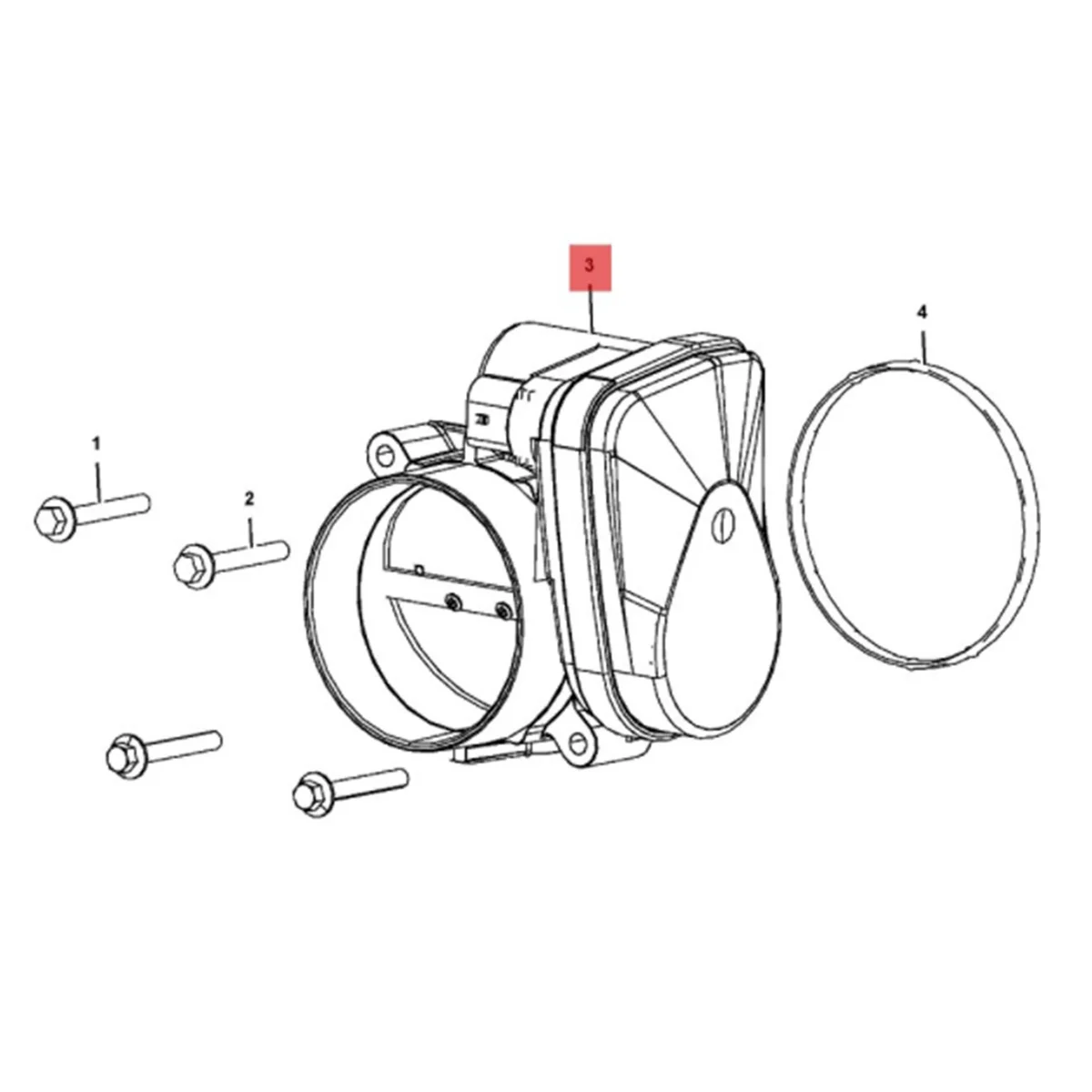 Увеличенный корпус дроссельной заслонки y 53034251AB для Dodge Ram 1500 2500 3500 Jeep Chrysler 5.7L 2013-2020
