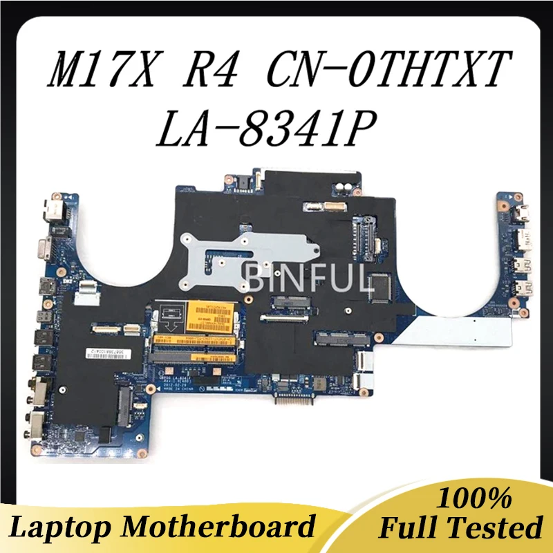 Для Dell M17x R4 LA-8341P Материнская плата ноутбука DDR3 CN-0THTXT 0THTXT QBR00 SLJBC HM77 100% может работать в течение всего хорошо