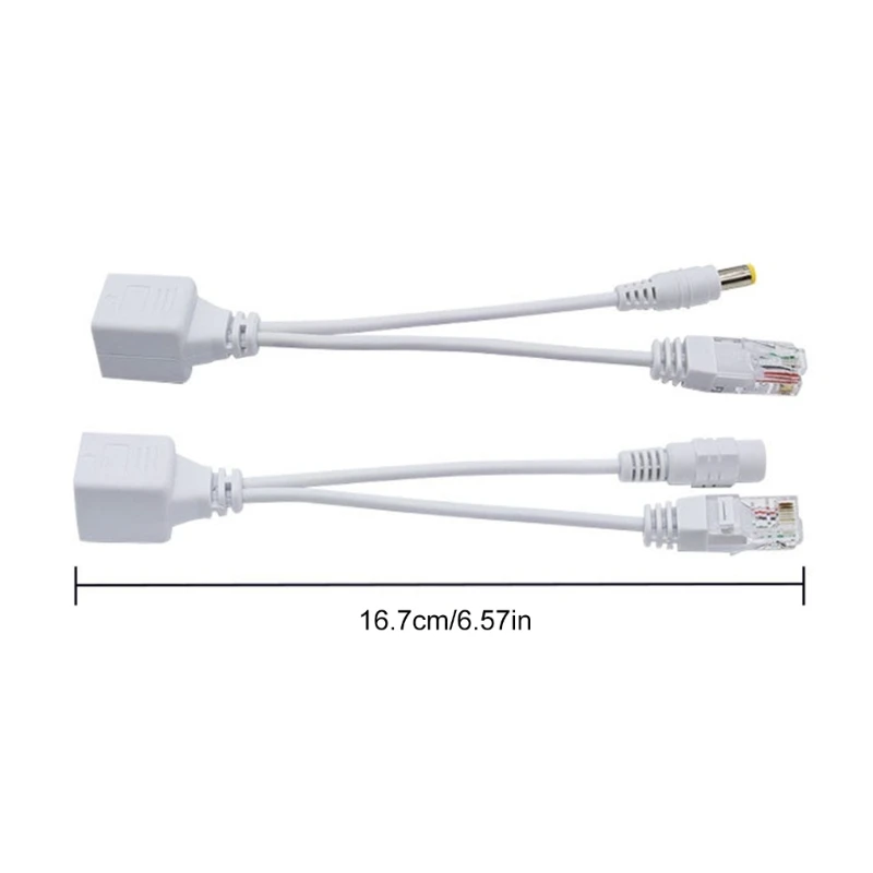 Пассивный PoE-инжектор и разветвитель Ethernet с разъемами RJ45 DC5 5x2 1 мм Прямая поставка