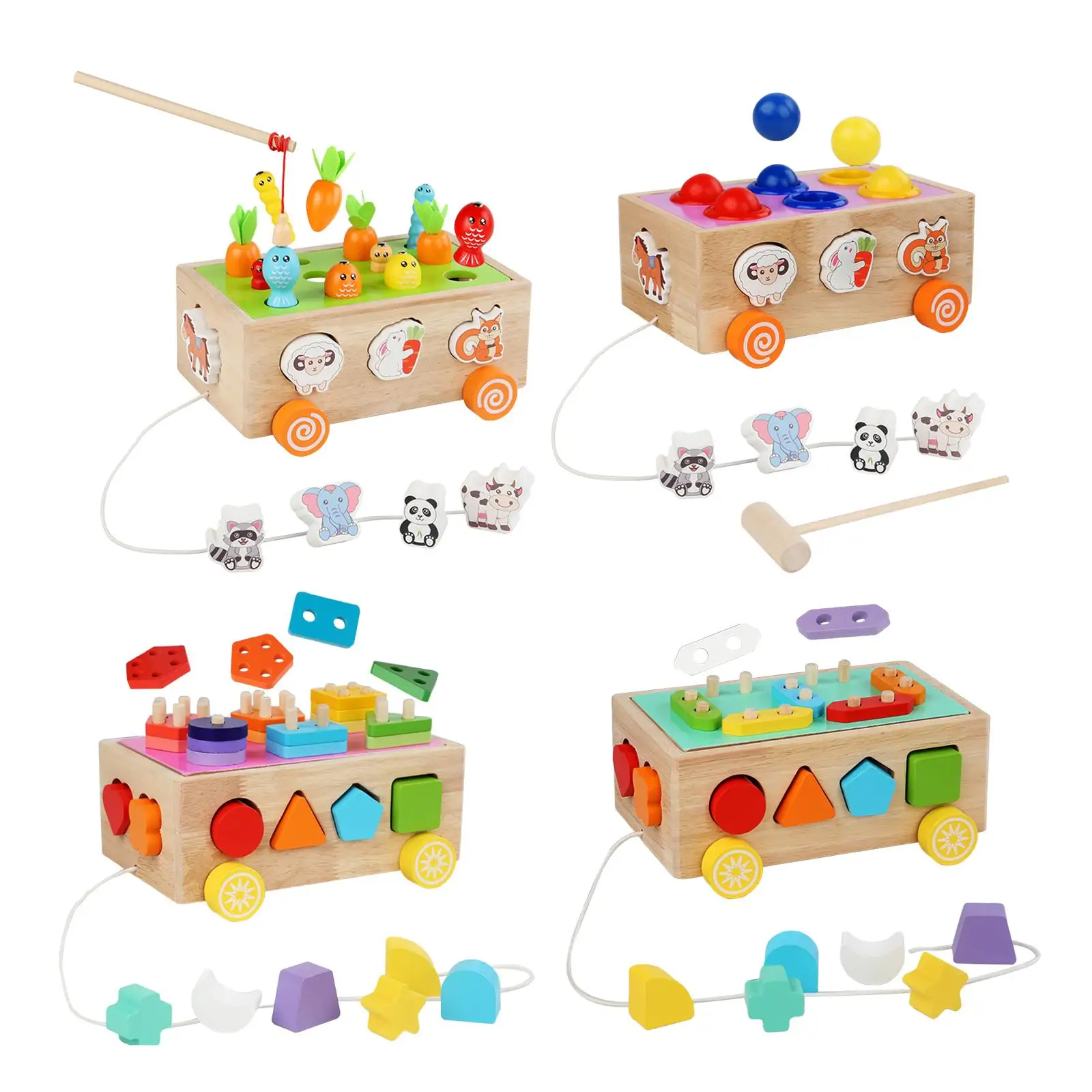 

Деревянная игрушка Монтессори, игра для сортировки и сопоставления, для подарков, для детей 3 +, для мальчиков и девочек, игры для мелкой моторики, обучающая развивающая игрушка