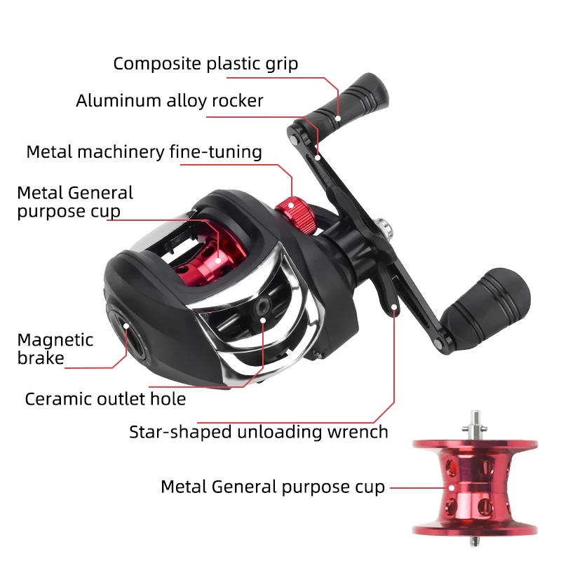 Летняя рыбалка приманки ультралайт катушка карп форель тормоз наживка шпуль рукоятка катушки аксессуары кормушка товары.