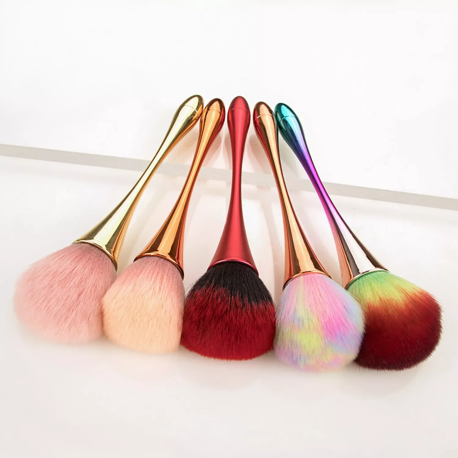

NEW2023 Gold Powder Blush Brush Professional Make Up Brush Large Cosmetic Face Cont Cosmetic Face Cont brocha colorete Make Up T