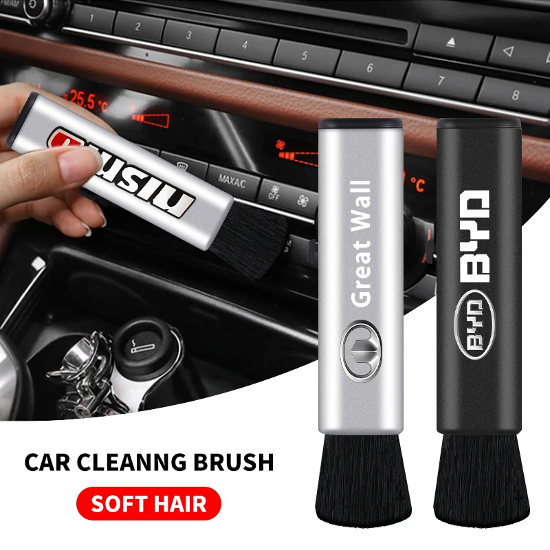 

Выдвижная щетка для чистки с логотипом автомобиля, мягкая щетка для чистки, Стайлинг для Dodge Caliber Ram 1500, зарядное устройство для автофургона, ...