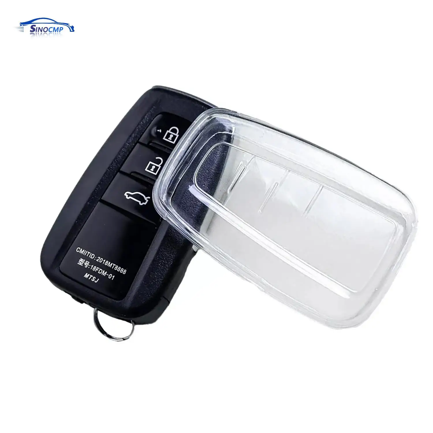 

Прозрачный умный автомобильный брелок, чехол-держатель, аксессуары для Toyota Corolla RAV4 Mirai Hilux Land Cruiser 2016-2024 гг.