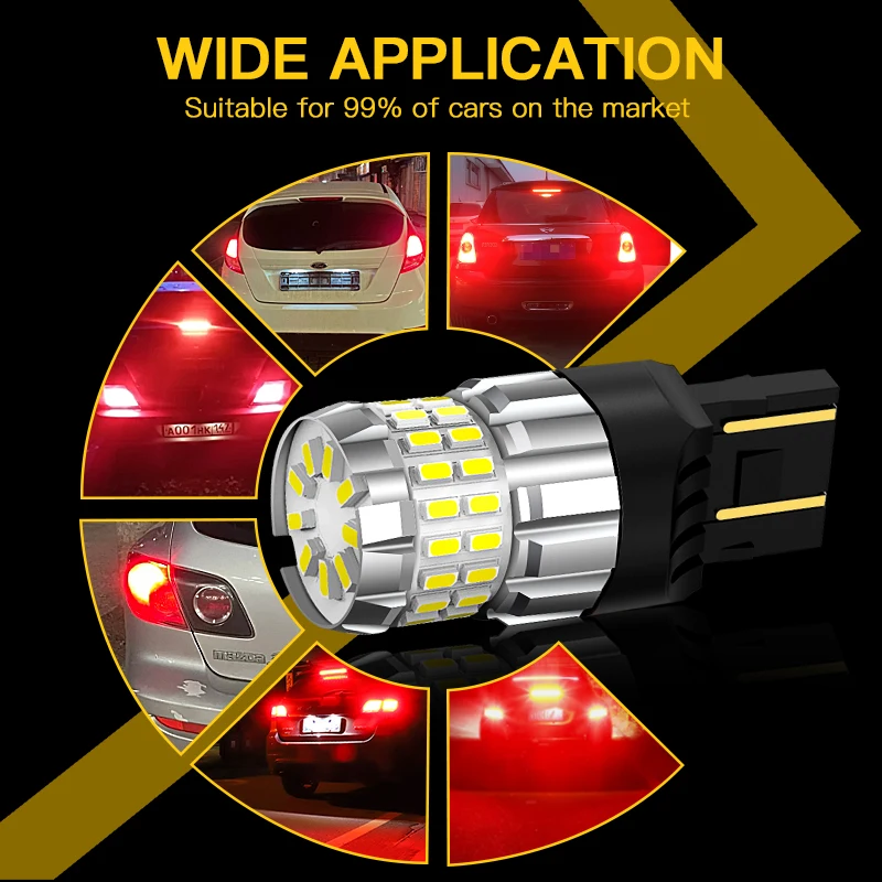 2 шт. лампа заднего света W21/5W 7443 T20 Canbus для Subaru Forester Impreza 2002-2016 Legacy Outback XV 2012 2013 2014