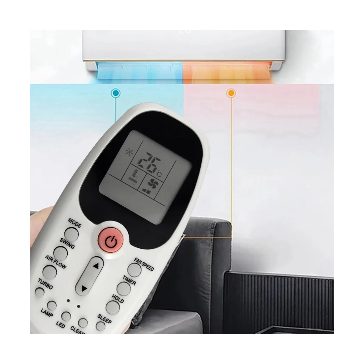 /EZ-01 AC пульт дистанционного управления для кондиционера Chigo Tornado управления/EZ-01