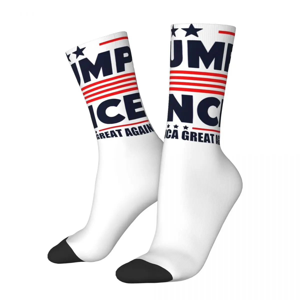Дизайнерские тематические всесезонные носки с изображением Трампа J D Vance мужские