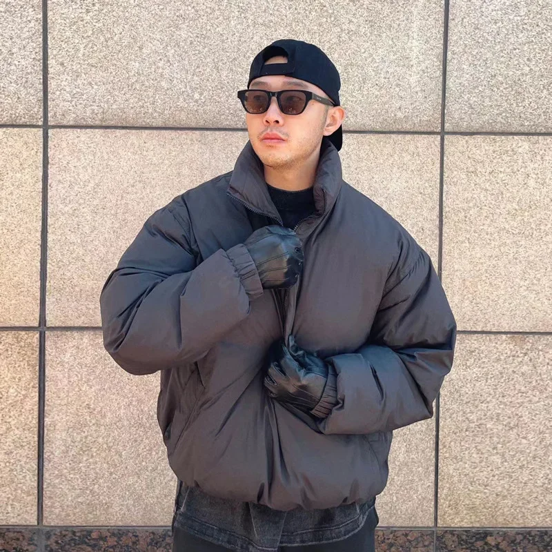 Хлопковое пальто Fear God Fog Essentials на молнии в американском стиле